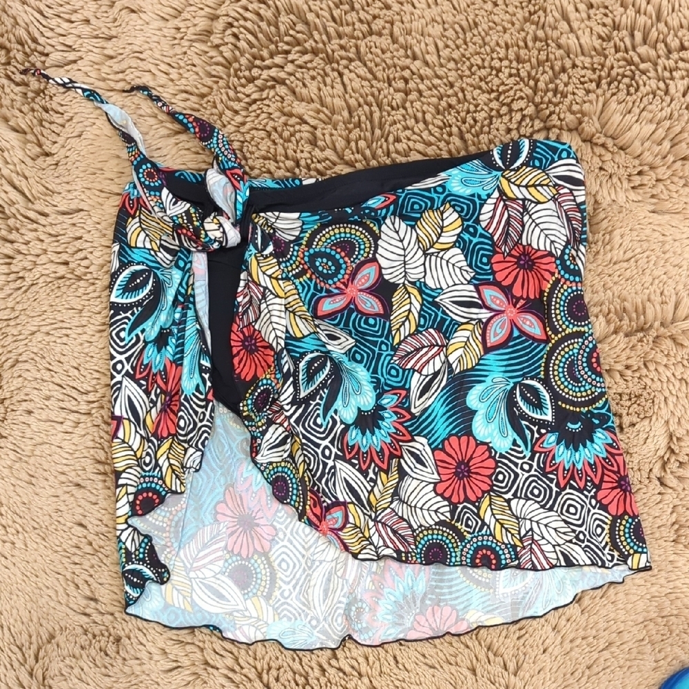 Bathing Suit Bottom With Skirt/Wrap
